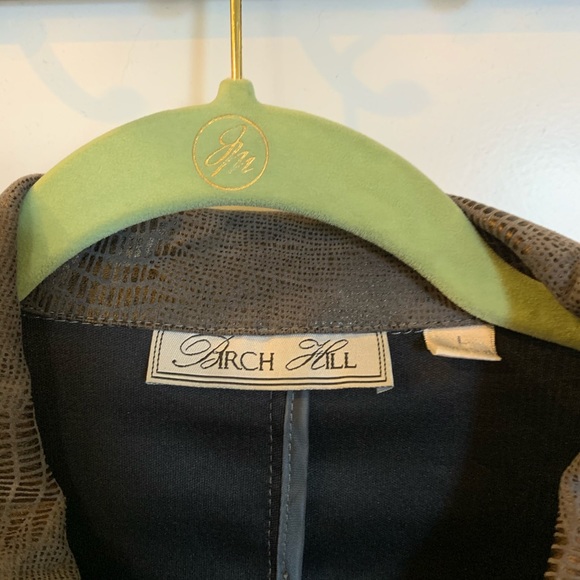 Textured Faux Snakeskin Jacket - Picture 5 of 7